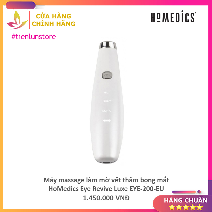 Máy massage bọng mắt HoMedics Eye Revive Luxe EYE-200-EU